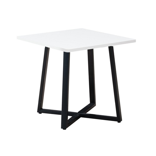 심플한 디자인의 상담실, 휴게실 테이블 - 포인트 사각 테이블